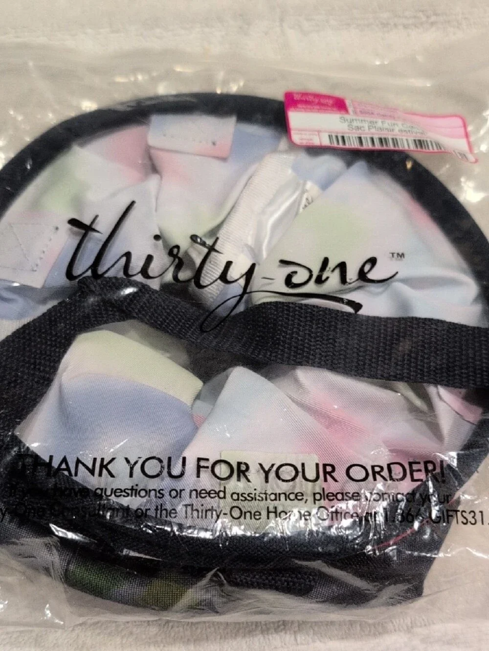 thirty-one Summer Fun Caddy in black and white